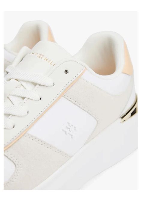 Tommy Hilfiger Fashion Court Mix Shoes White Pale Orange Women TOMMY HILFIGER | Sneakers | FW0FW08632-0JG